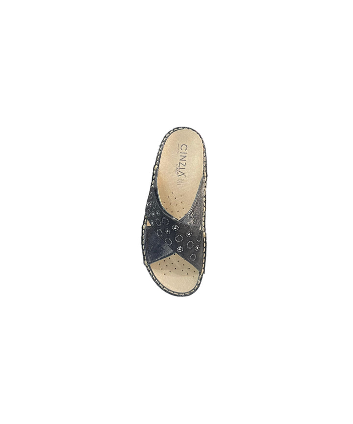 ciabatte donna pelle cinziasoft art.im2719ra-kc002 NERO