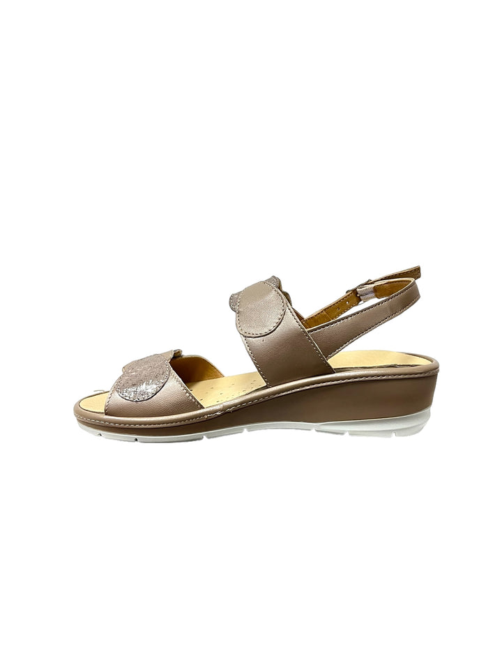 sandali plantare estraibile donna pelle cinziasoft art.io12632p 001 oro