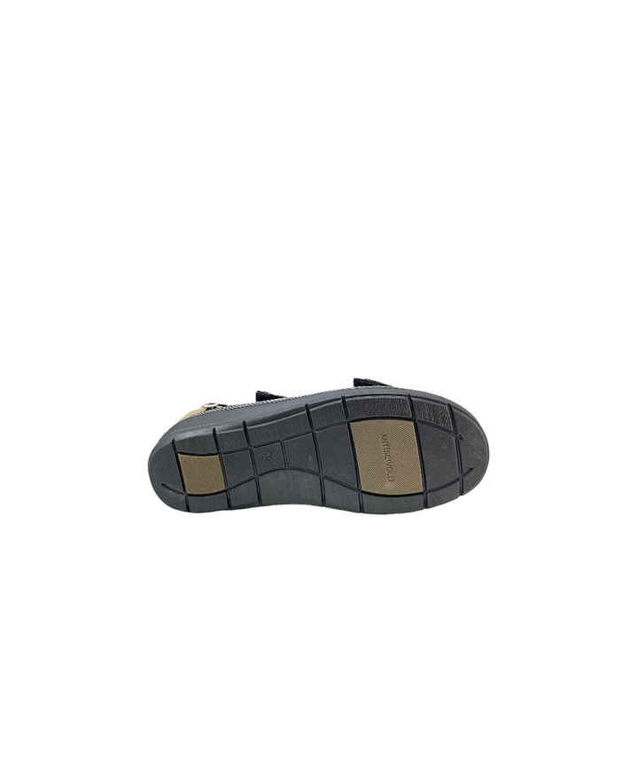 sandali donna confort pelle cinzia soft art.io7533pvsc001 nero