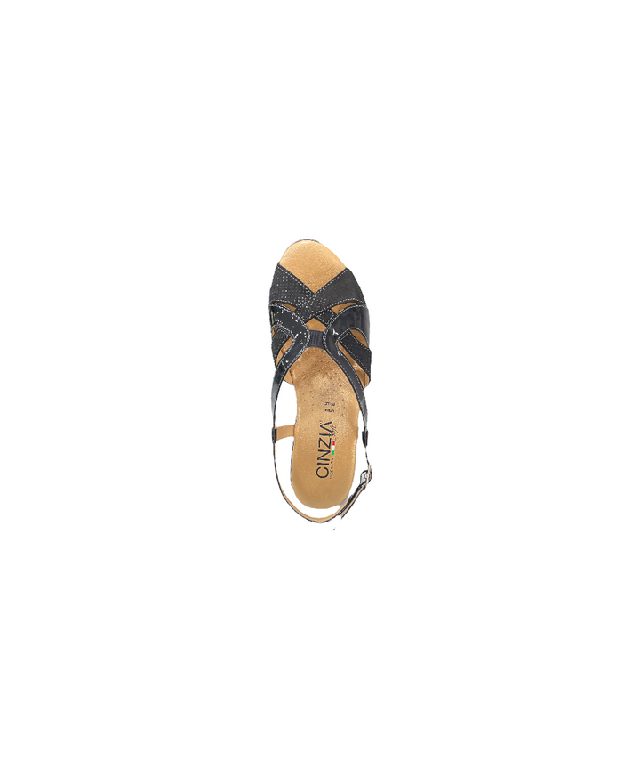 sandali donna confort pelle cinzia soft art.io93690vs-003 nero