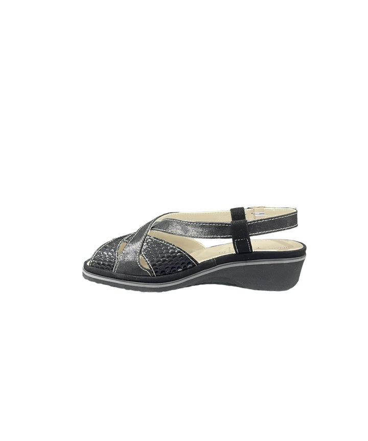 sandali confort donna pelle cinziasoft art.ip1teanfg002 nero