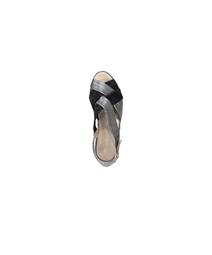 sandali donna confort pelle cinzia soft art.ip1rosya-pc002 nero-antracite