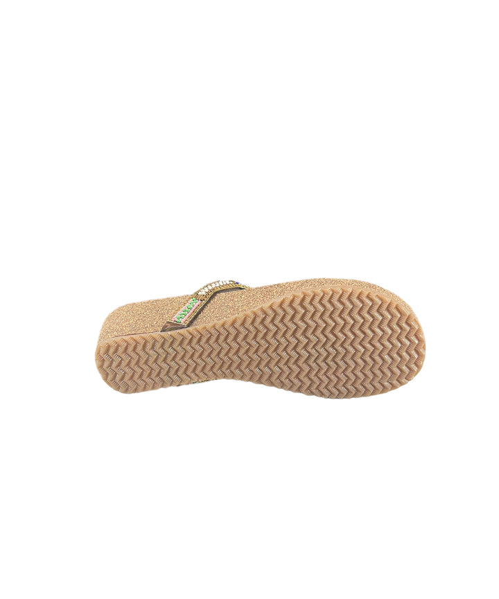 sandali infradito donna pelle cinziasoft art.it1011-001 brown multi