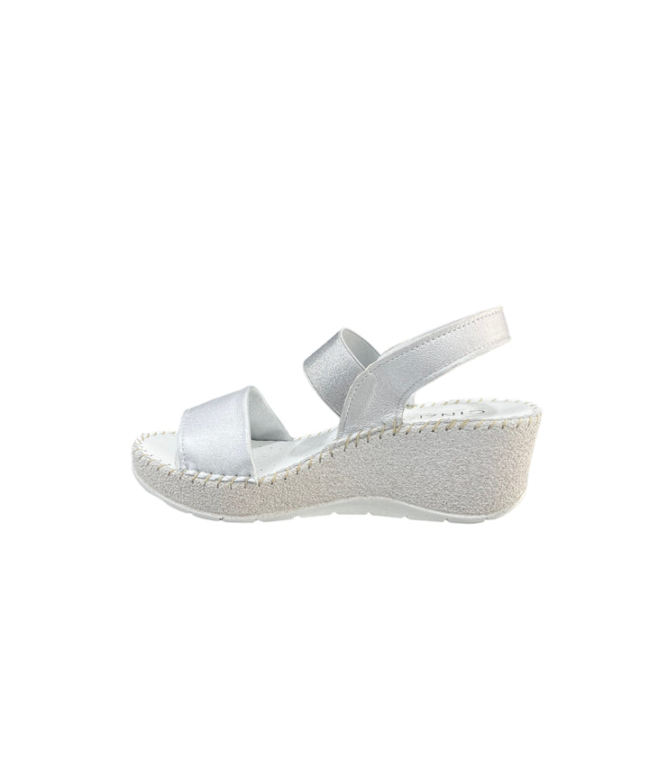 sandali donna pelle cinziasoft art.iu441730-l-004 silver