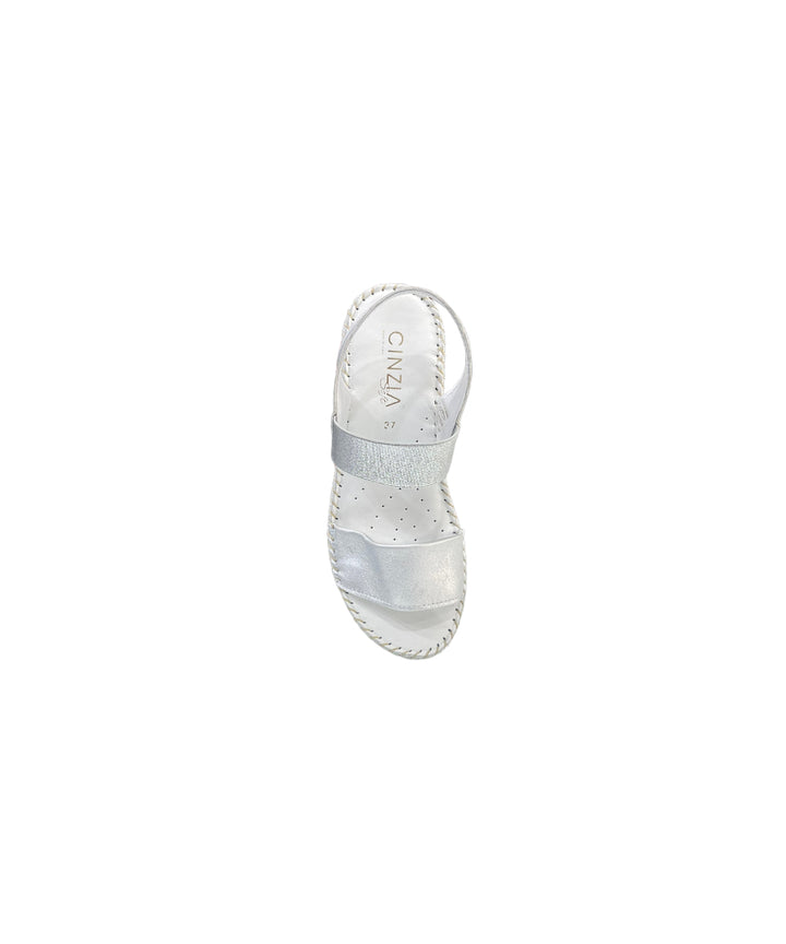 sandali donna pelle cinziasoft art.iu441730-l-004 silver