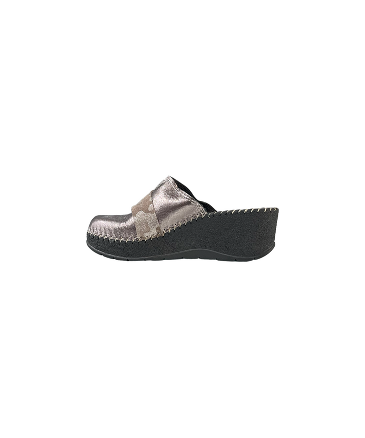 pantofola donna pelle cinziasoft art.iu445021lml-003 piombo