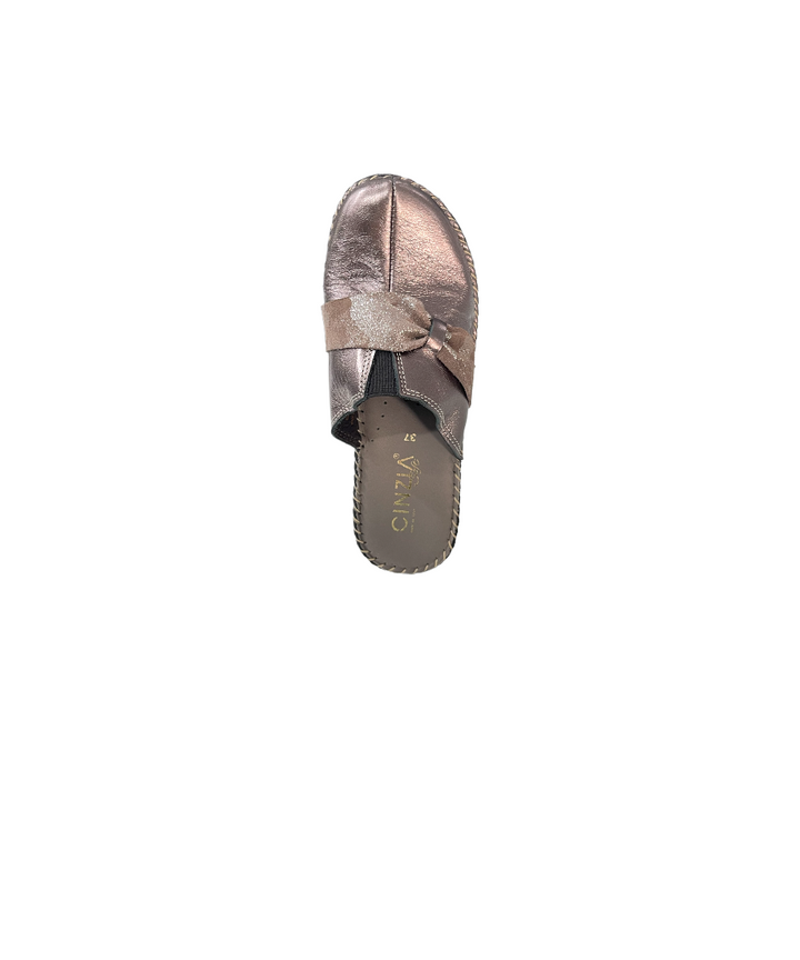 pantofola donna pelle cinziasoft art.iu445021lml-003 piombo