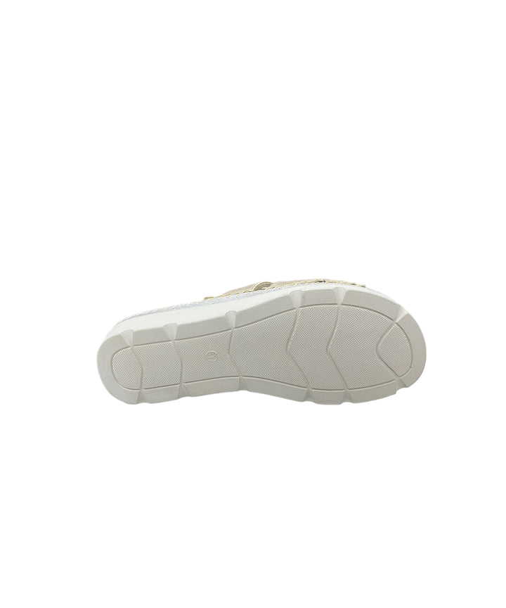 ciabatte donna pelle cinziasoft art.iu500813-l-004 oro chiaro