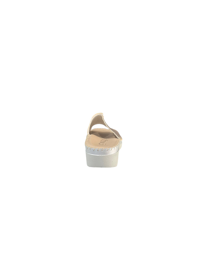 ciabatte donna pelle cinziasoft art.iu502012-n-004 oro chiaro