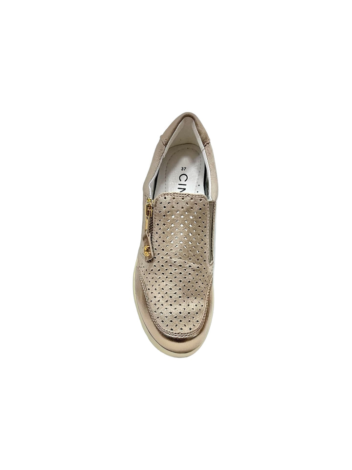 sneakers donna pelle scamosciata cinziasoft art.iv121457-001sabbia