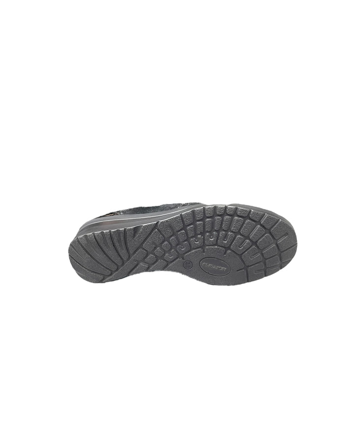 sneakers donna pelle scamosciata cinziasoft art.iv12730-es 001 black