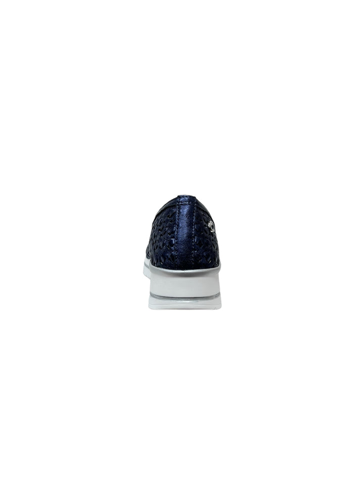 sneakers slip-on donna pelle cinziasoft art.iv2014846002 blu