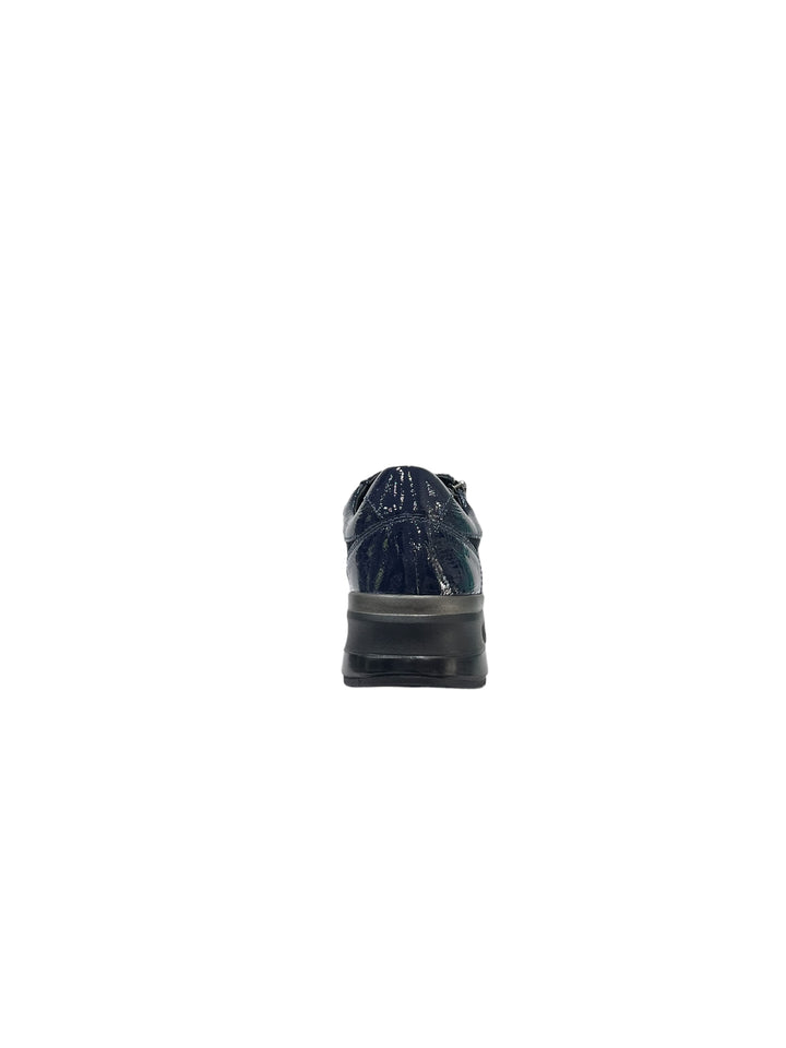 sneakers donna pelle zip cinziasoft art.iv420284002 blu