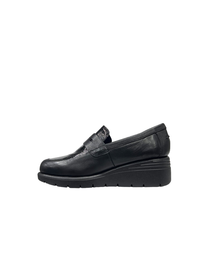 mocassini donna pelle cinziasoft art.iv6220908a001 nero