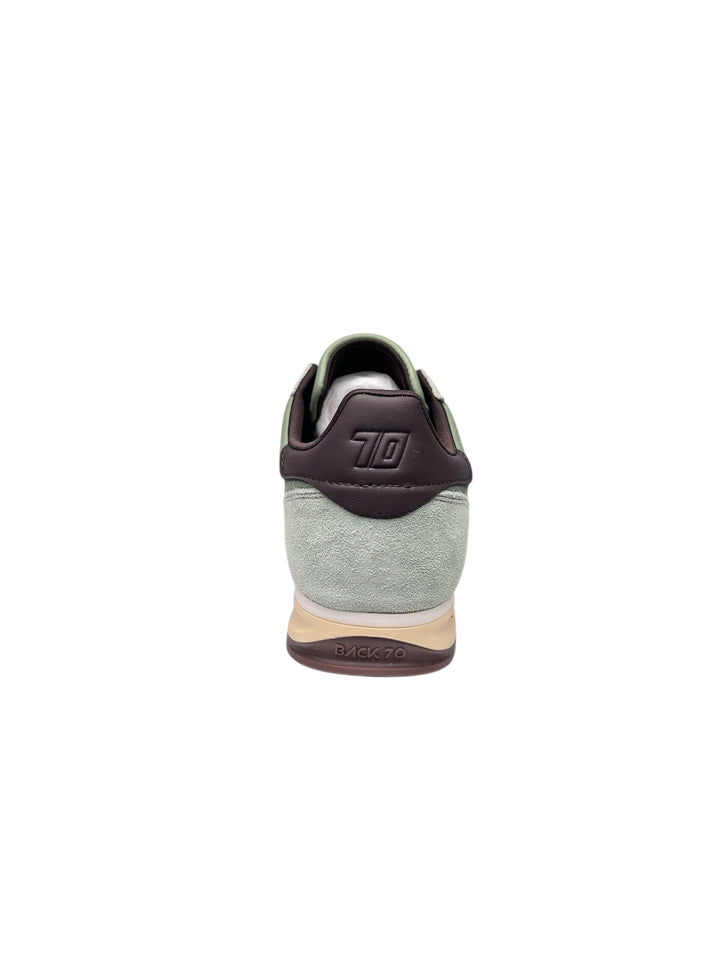 sneaker uomo pelle army-coffee