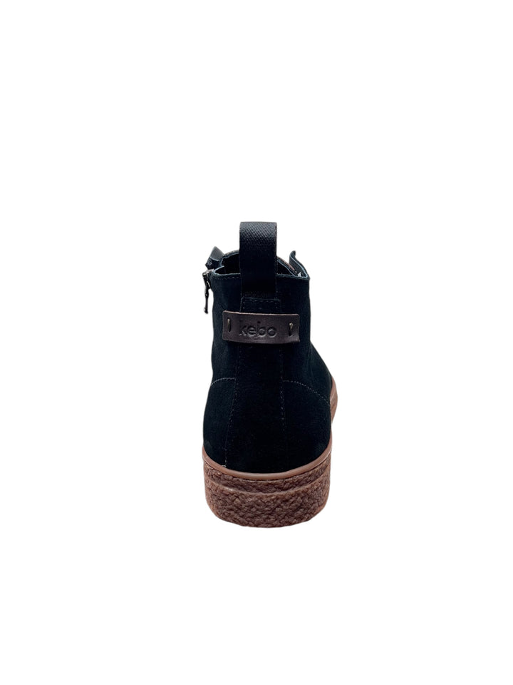 stivaletti allacciati uomo pelle kebo art.lg5000 nero