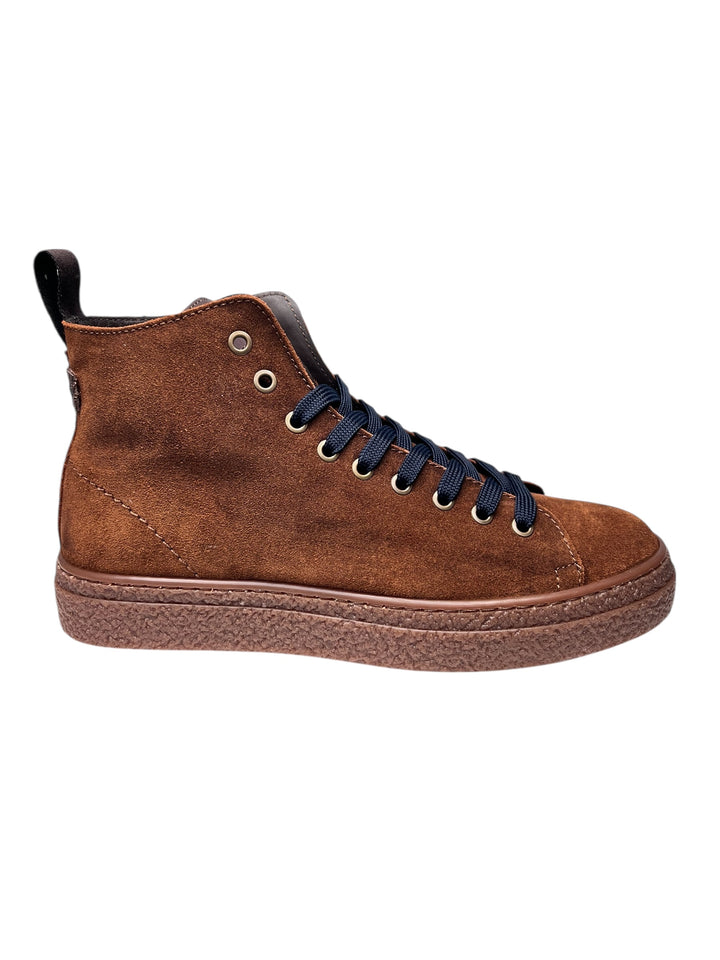 sneaker alta uomo pelle scamosciata snuff