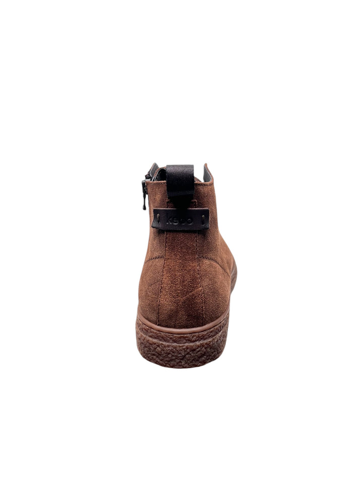 stivaletti allacciati uomo pelle kebo art.lg5000 snuff cuoio