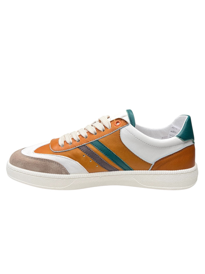 sneakers uomo pelle kebo art. lg5010 sabbia