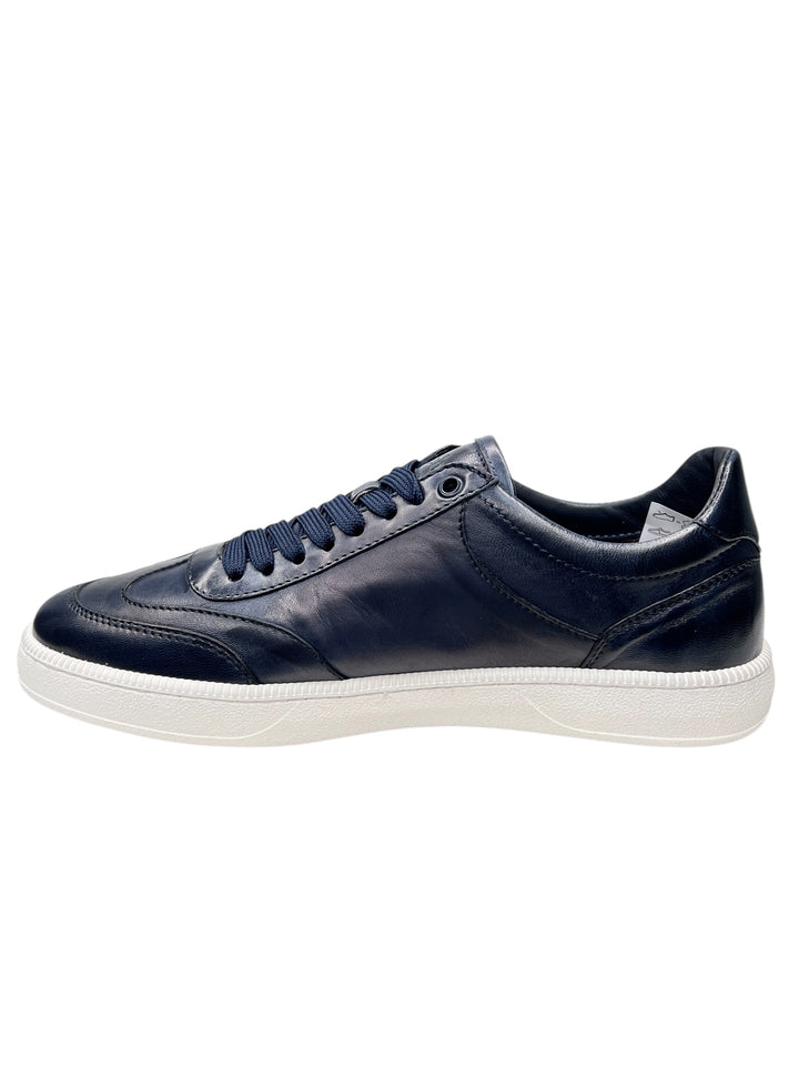 sneakers uomo pelle kebo art. lg5030 blu