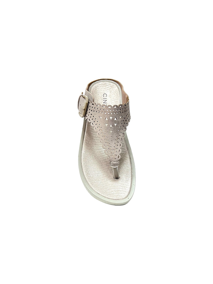 sandali infradito donna cinzia soft art. mca1032002 platino