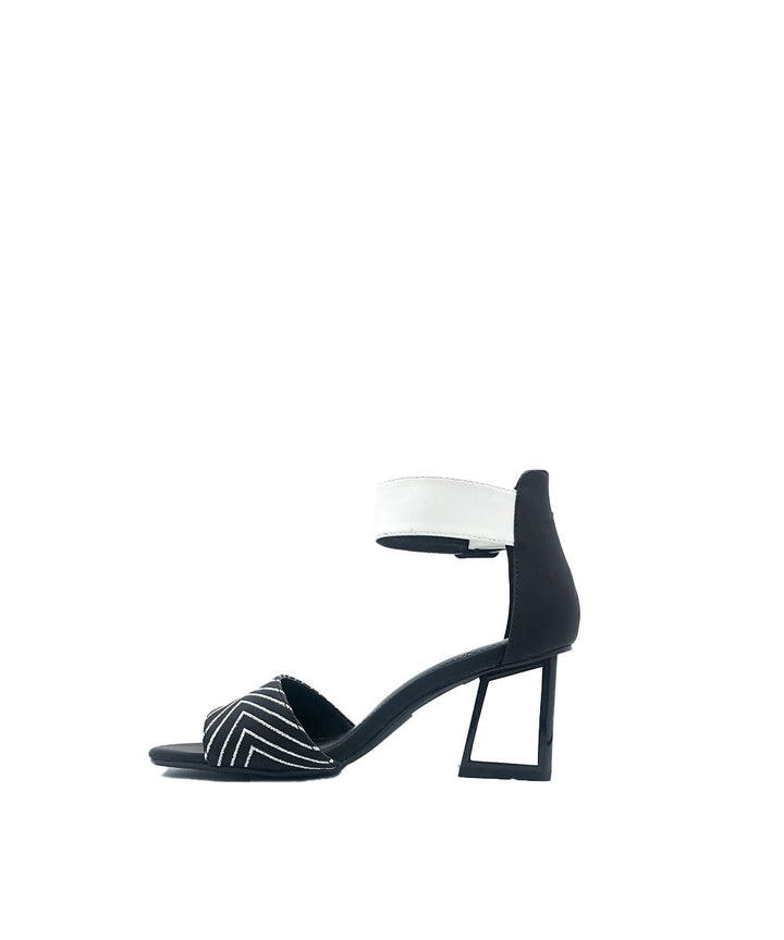 sandali donna pregunta art. mcr5001 black-white