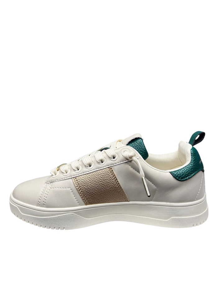 sneaker donna verdone-avorio