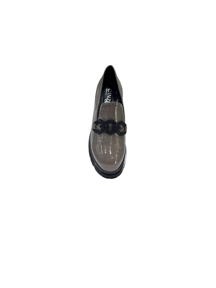 slip-on donna pelle cinziasoft art.mm4837 001 fango-nero