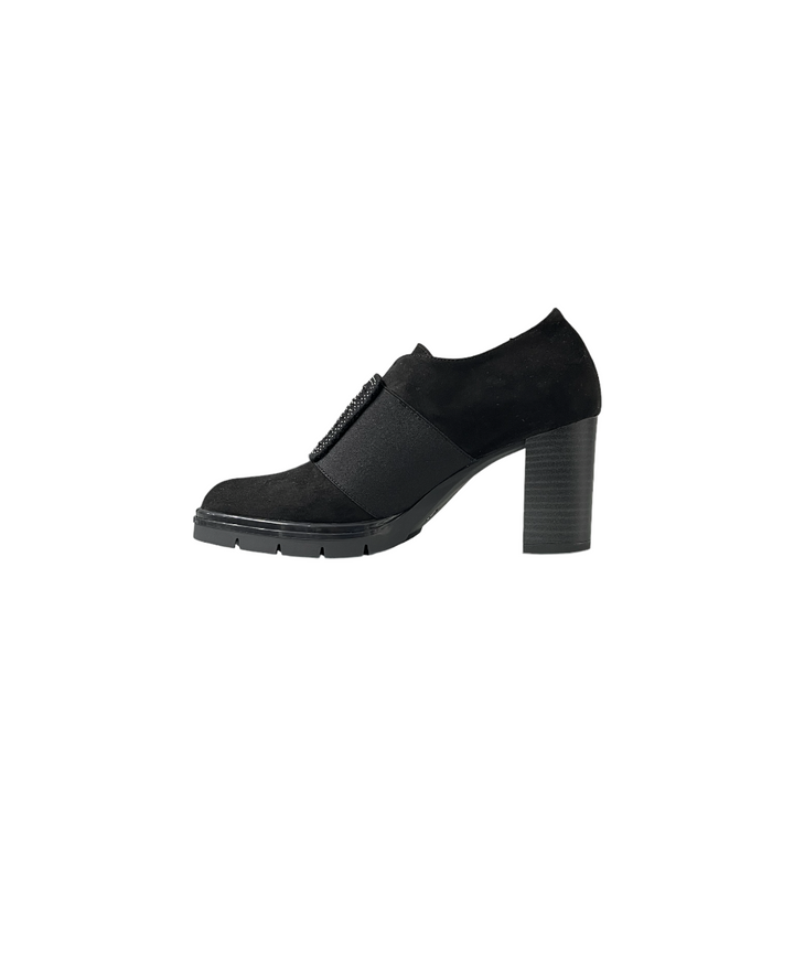 décolleté accollate donna pelle scamosciata  cinziasoft art.mm484366cst-001 nero