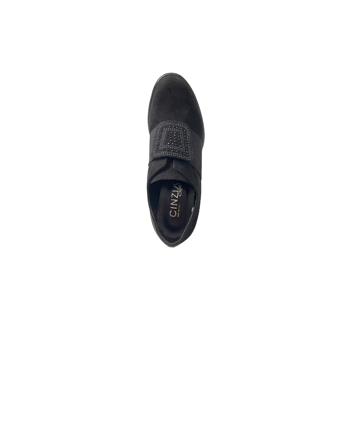 décolleté accollate donna pelle scamosciata  cinziasoft art.mm484366cst-001 nero