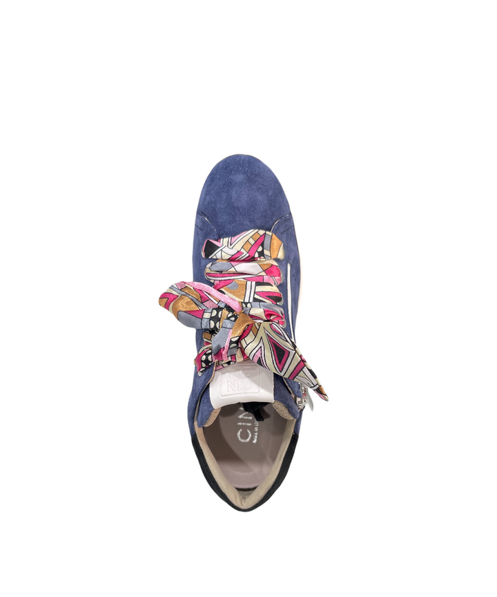 sneakers donna camoscio cinzia soft art.mm554138-001 blu