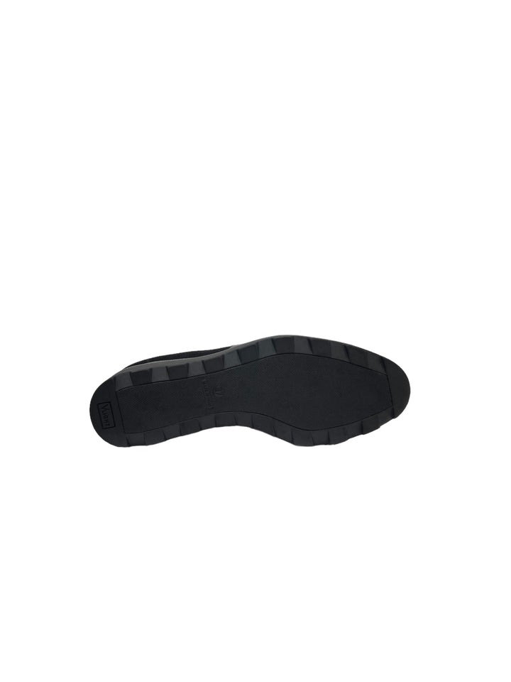 mocassini zeppa donna pelle cinziasoft art.mm854871002 nero-testa di moro