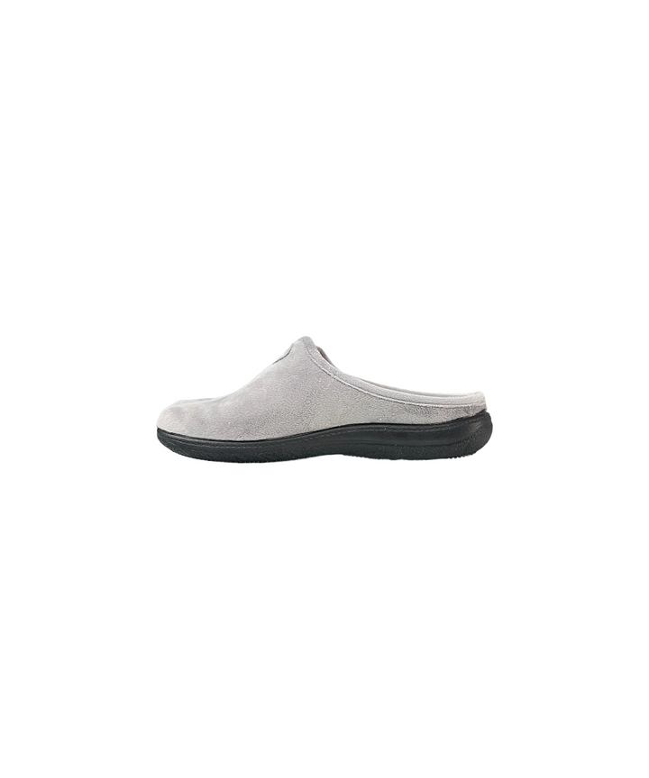pantofola donna pelle cinziasoft art.mq6083-003 grigio