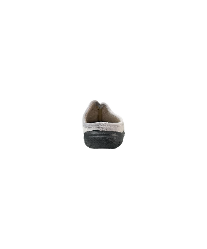 pantofola donna pelle cinziasoft art.mq6083-003 grigio