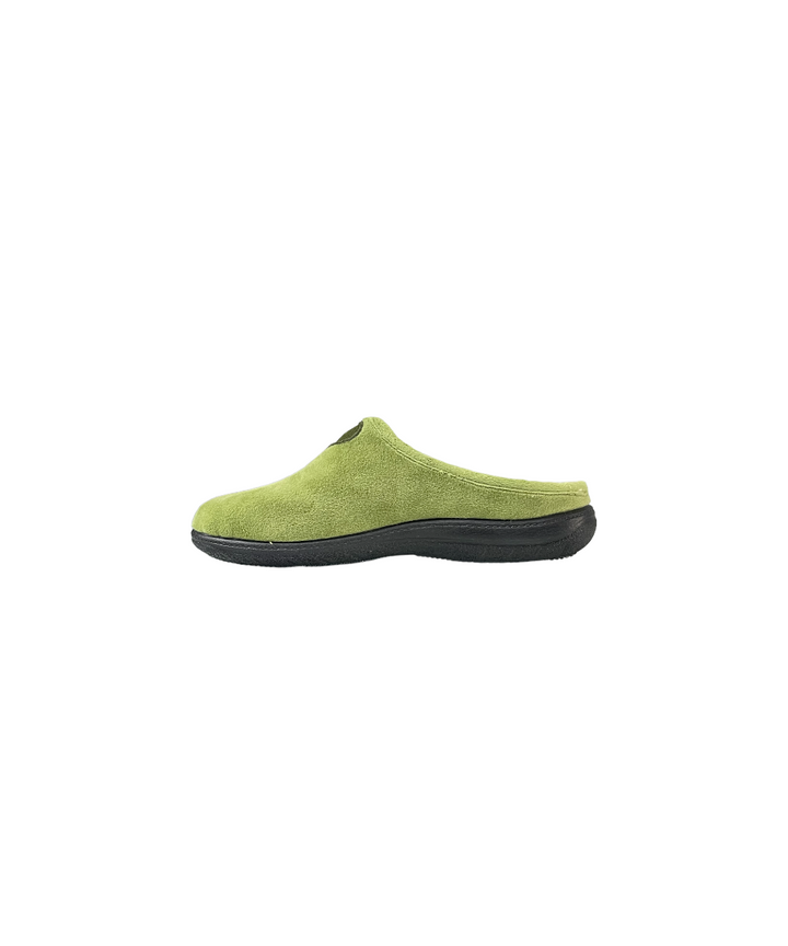 pantofola donna pelle cinziasoft art.mq6083-004 verde