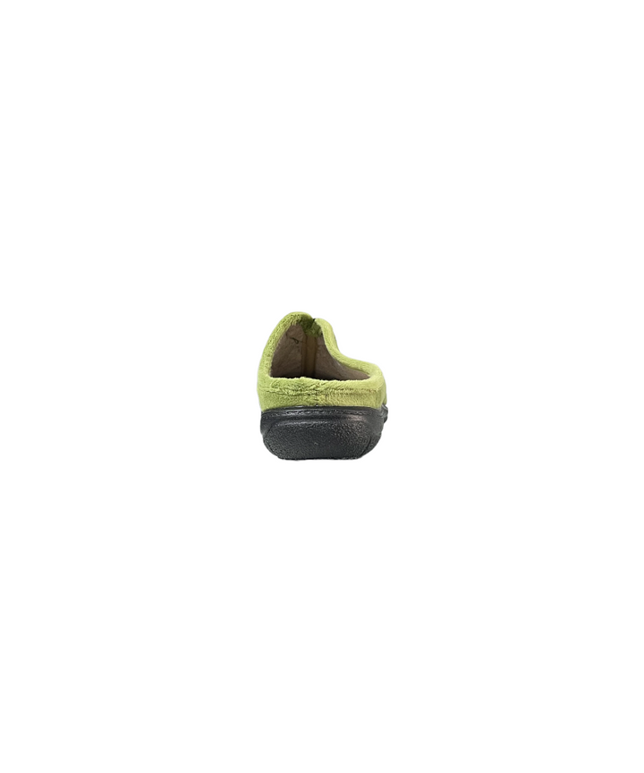 pantofola donna pelle cinziasoft art.mq6083-004 verde