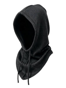 balaclava da donna viscosa-lana ruyisa art.mz26044 nero