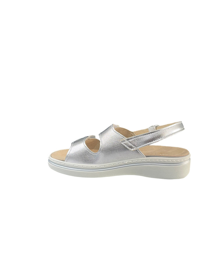 sandali donna pelle cinziasoft art.mzk131-001 argento