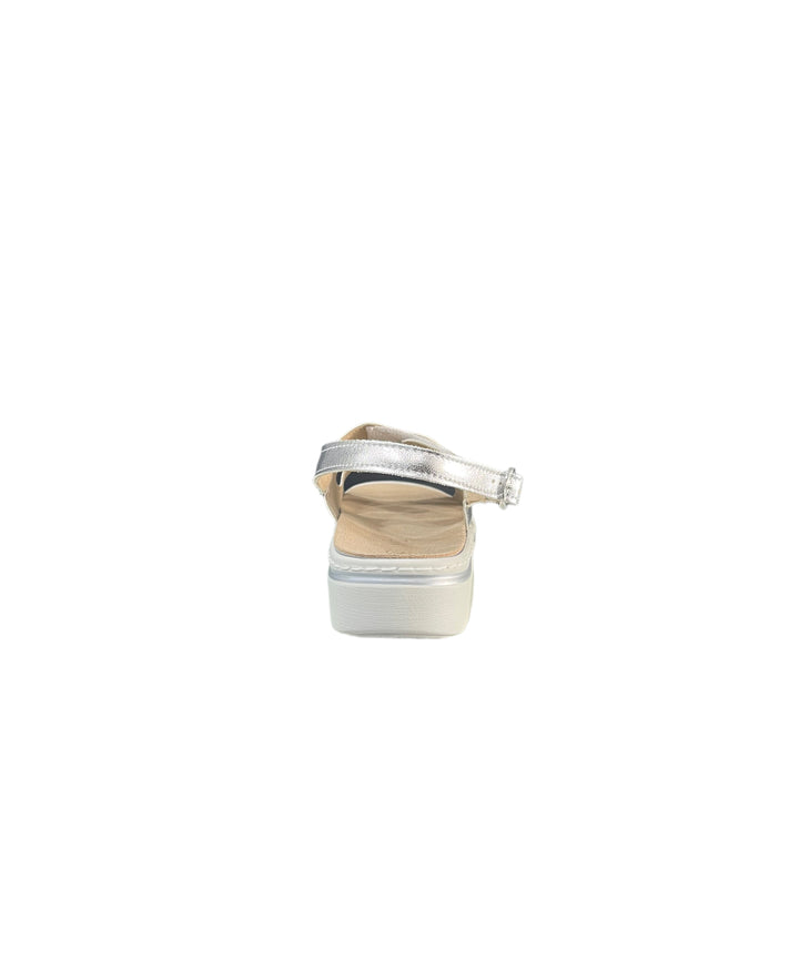 sandali donna pelle cinziasoft art.mzk131-001 argento