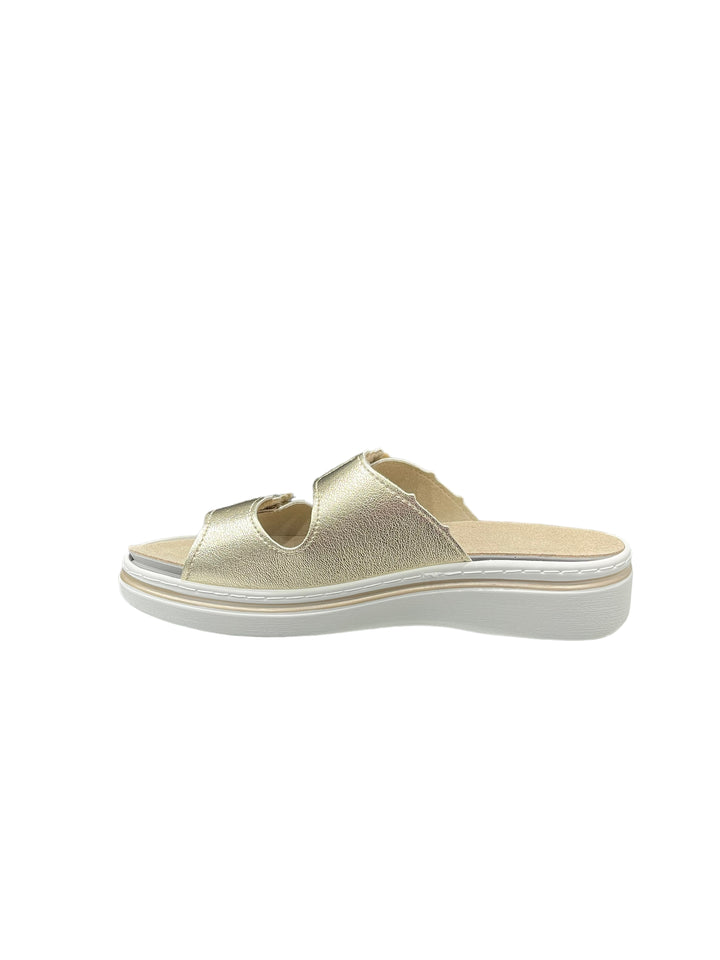 ciabatte donna pelle cinziasoft art.mzk46-002 platino
