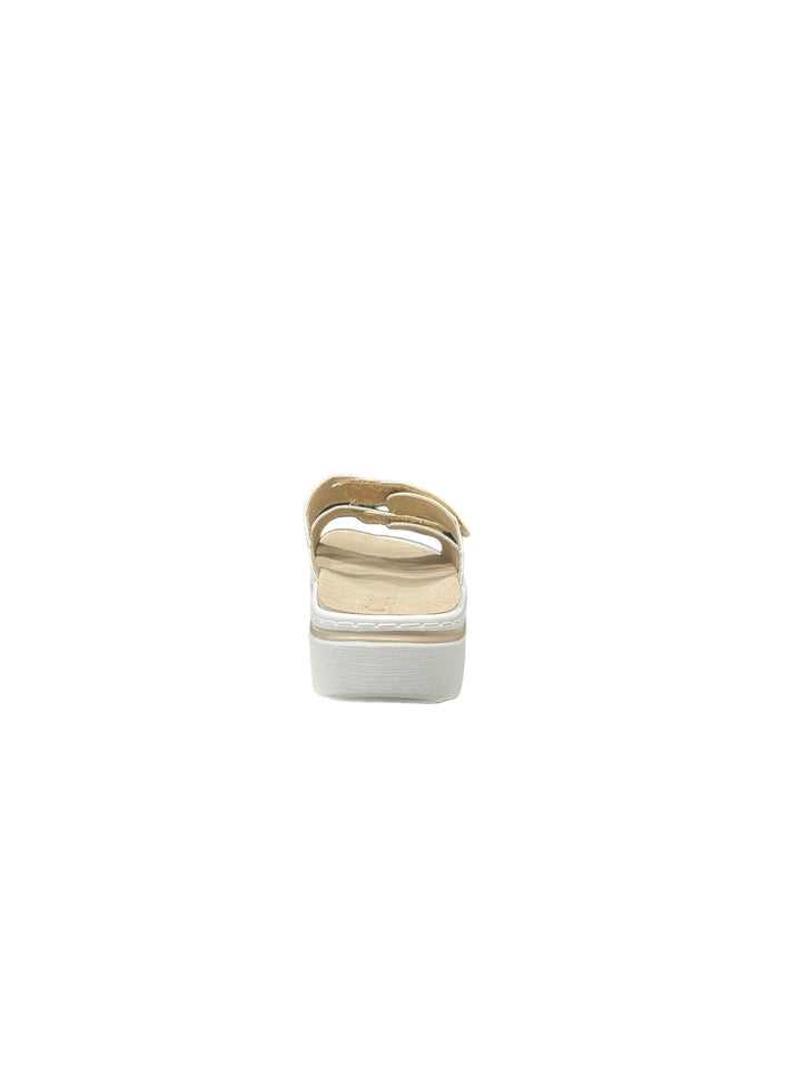 ciabatte donna pelle cinziasoft art.mzk46-002 platino