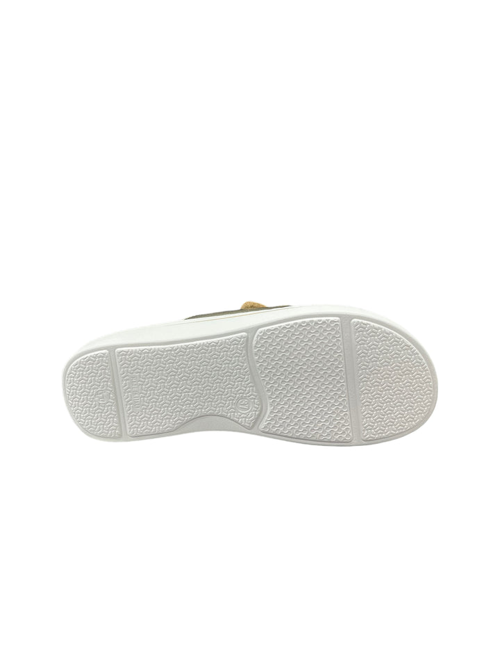 ciabatte donna pelle cinziasoft art.mzk46-002 platino