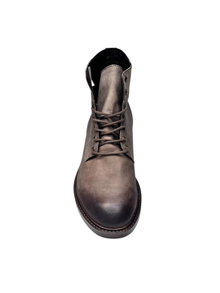 stivaletto allacciato uomo pelle taupe