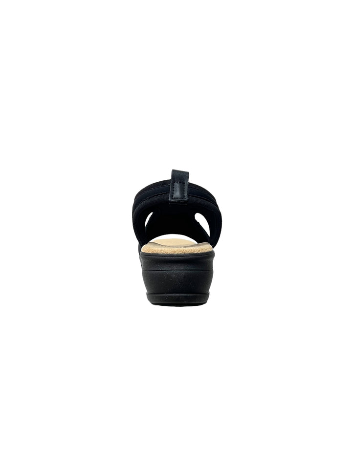 sandali donna tessuto elasticizzato cinziasoft art.ng4801003 nero