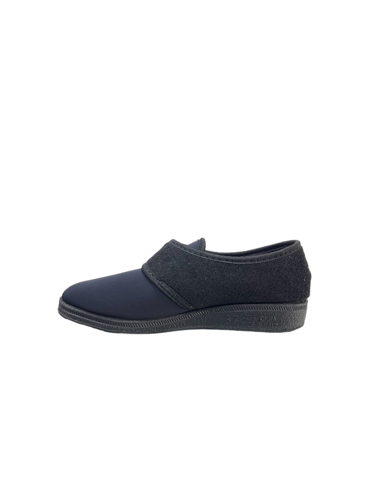 pantofole donna tessuto grunland art. pa0004 nero