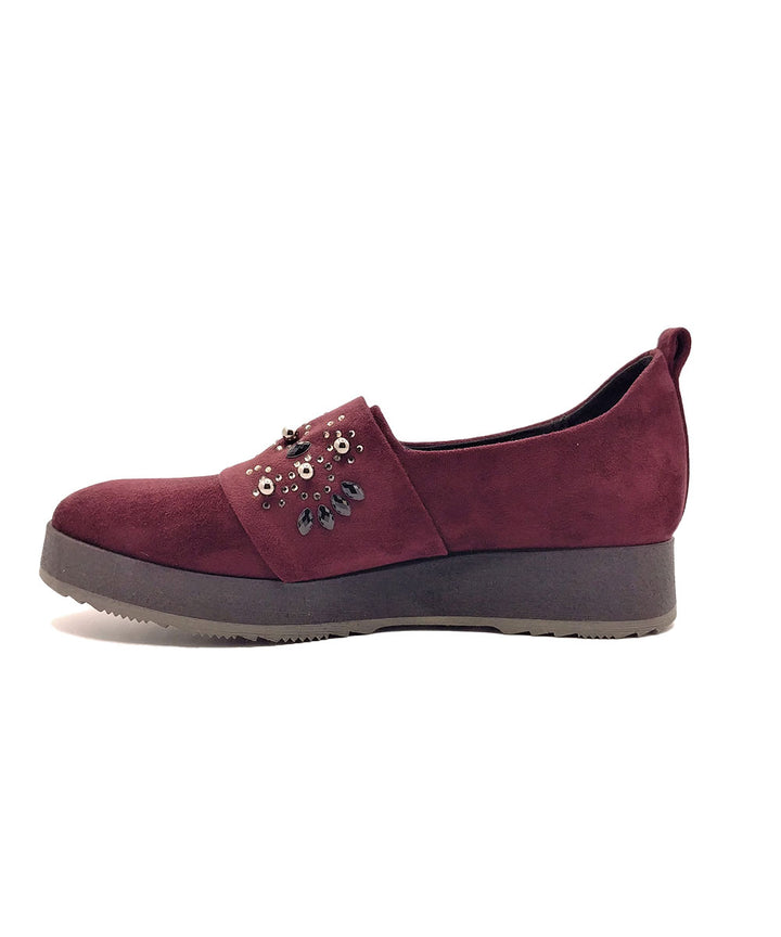 scarpa accollata cinziasoft paa40 bordò