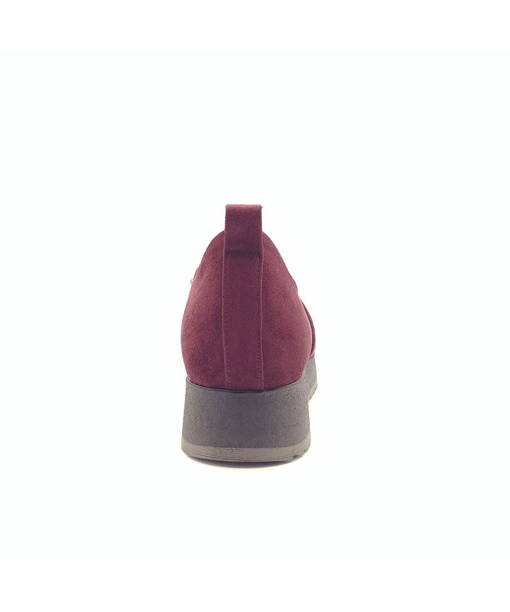 scarpa accollata cinziasoft paa40 bordò