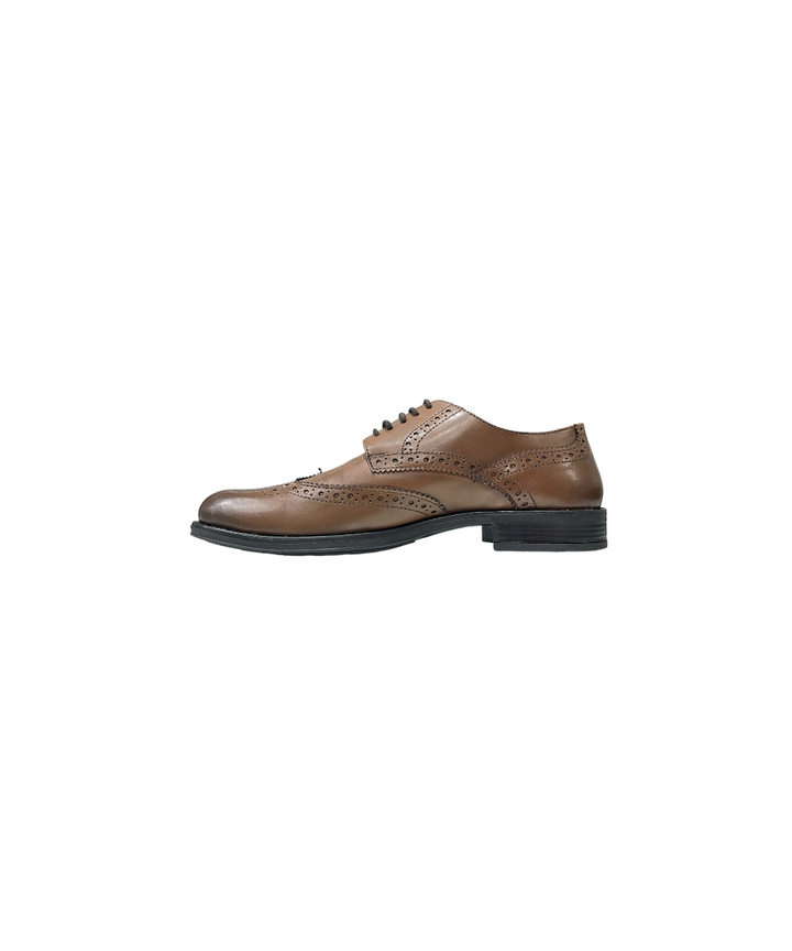 stringate uomo pelle pregunta art. pia51584 cognac