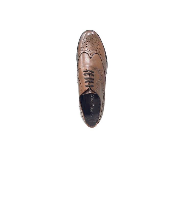 stringate uomo pelle pregunta art. pia51584 cognac