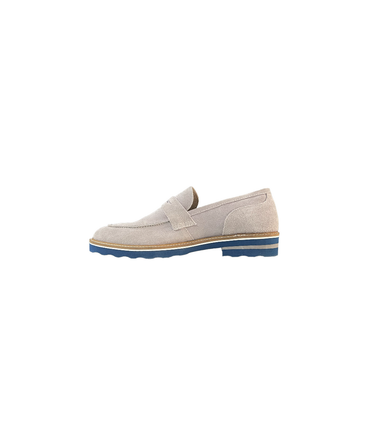 mocassini uomo pelle scamosciata pregunta art. pia53189 grigio